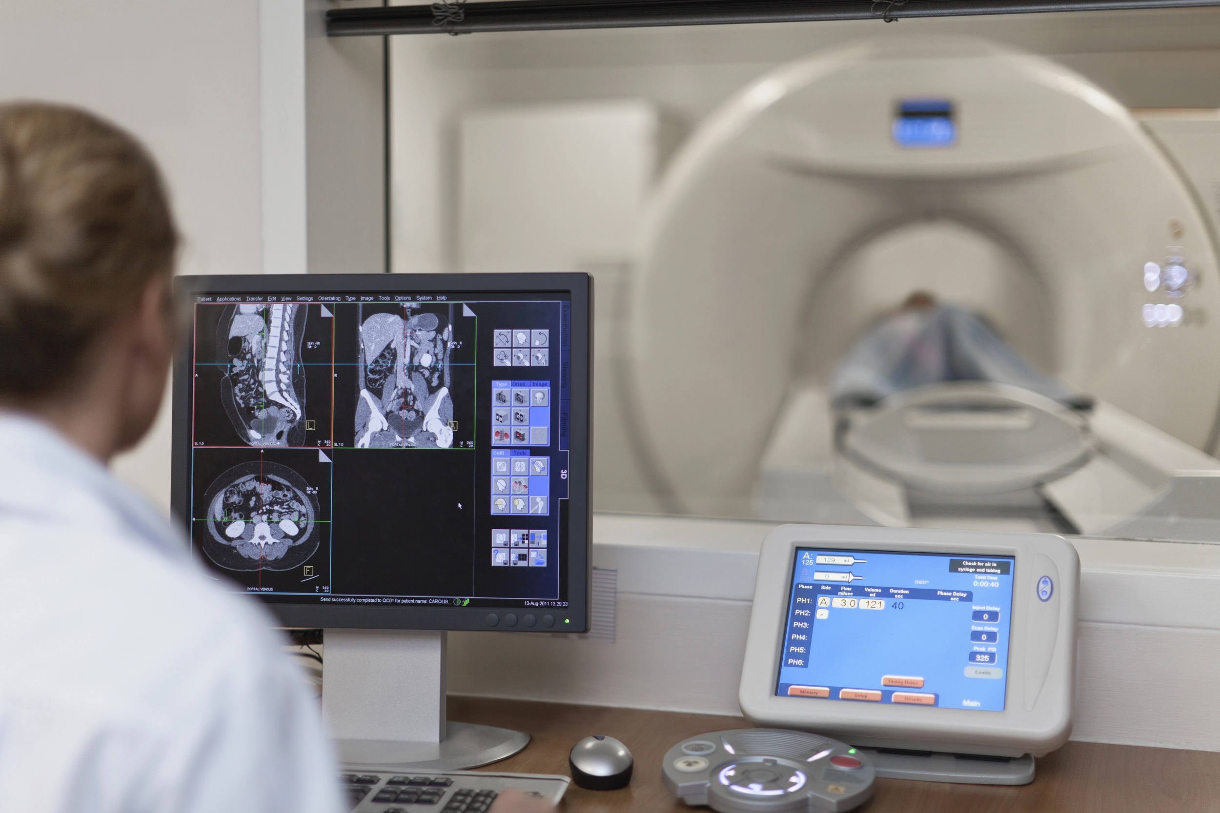 CT Scan console